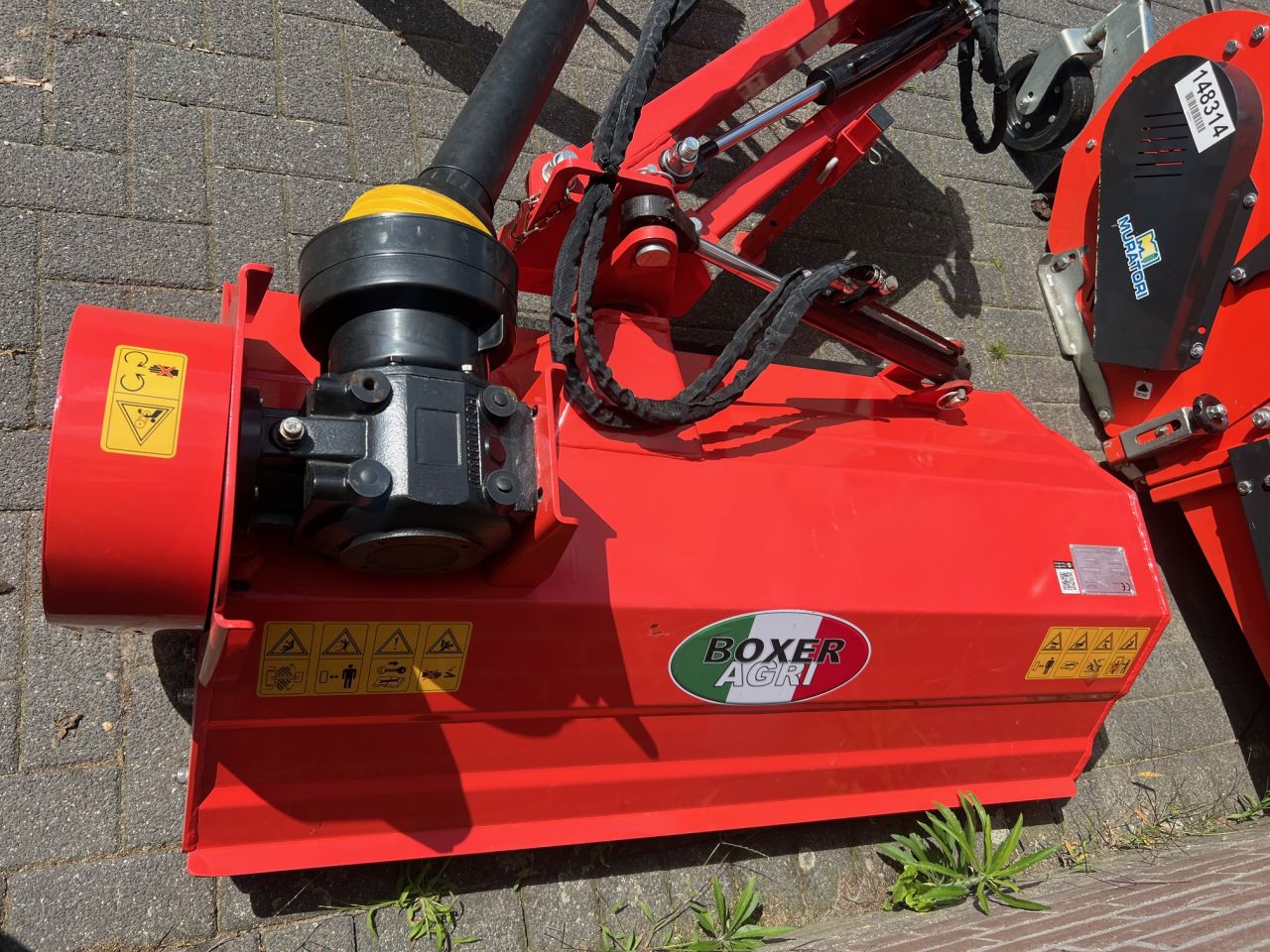 Boxer AGL 130 mini verstek klepelmaaier compact tractor