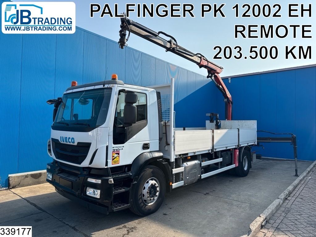 Iveco Stralis 310 EURO 6, Palfinger, Remote, Steel suspension