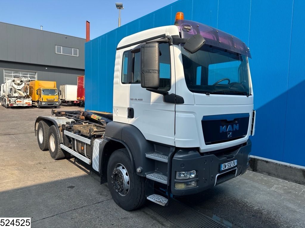MAN TGS 26 400 6x4, EURO 4, HYVALIFT, Leaf suspension