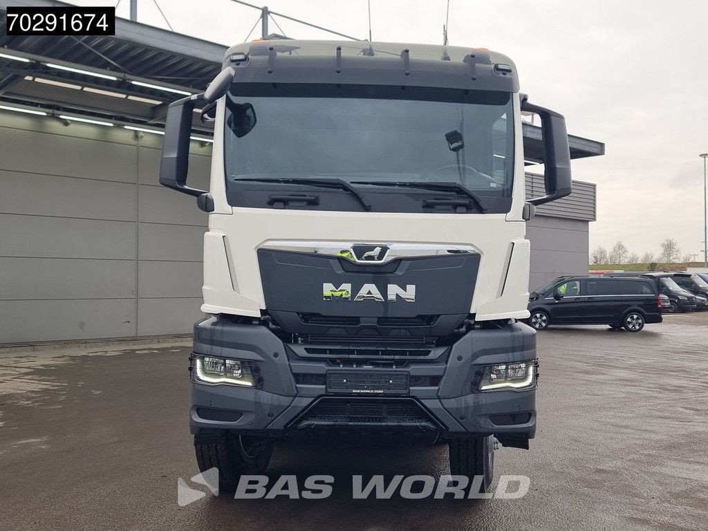 MAN TGS 41.480 8X8 8x8 20m3 KH Kipper tarpaulin Manual Big-axle Steel suspension Euro 6