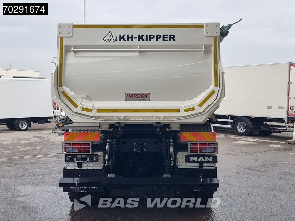 MAN TGS 41.480 8X8 8x8 20m3 KH Kipper tarpaulin Manual Big-axle Steel suspension Euro 6