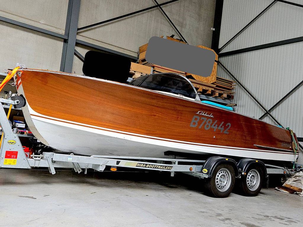 Oldtimer-Schnellboot Abbate Villa d'Este 'S' MerCruiser 350 (inkl. Trailer) (Margin)