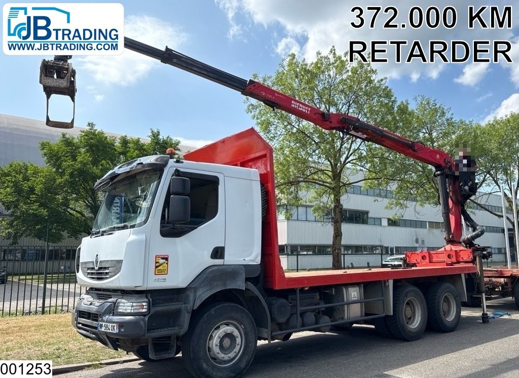 Renault Kerax 450 Dxi 6x4, Manual, Steel, Palfinger, Retarder