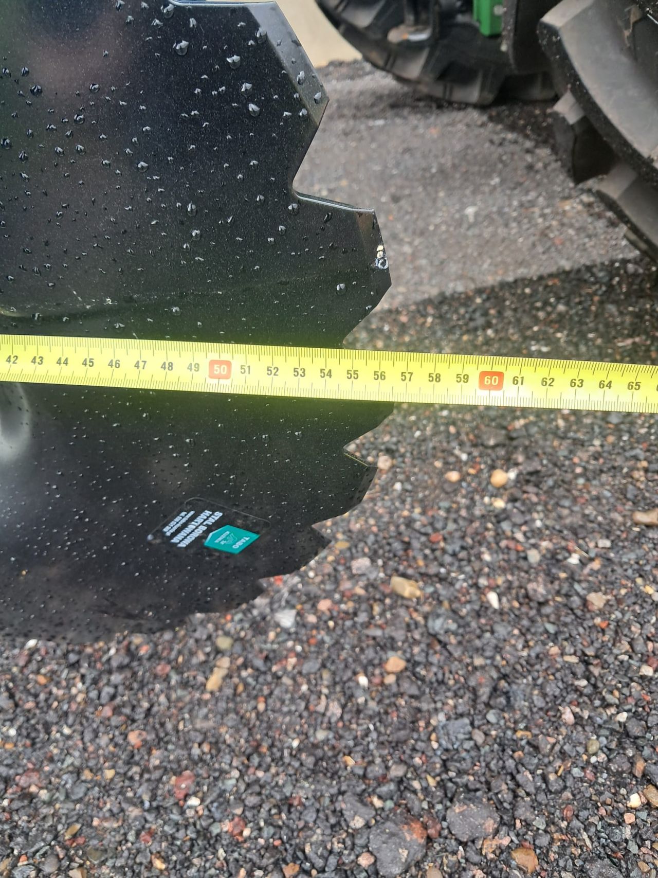 Schijveneg 3 meter met hef
