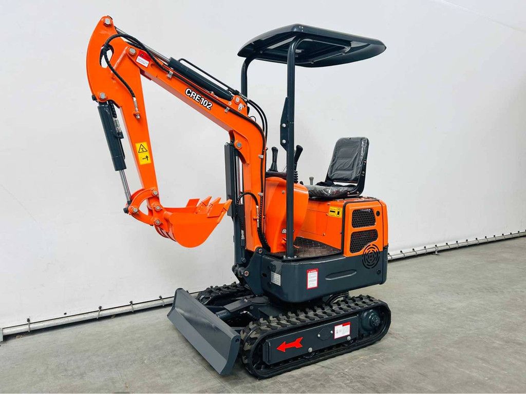 Minigraver RTE 10T Diesel 11.7pk 2025 Nieuw