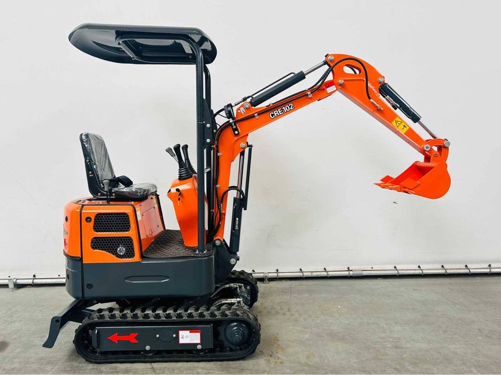 Minigraver RTE 10T Diesel 11.7pk 2025 Nieuw