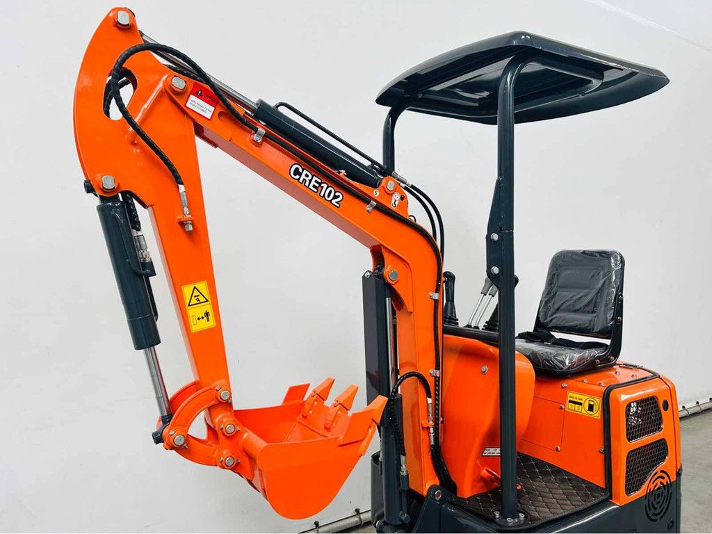 Minigraver RTE 10T Diesel 11.7pk 2025 Nieuw