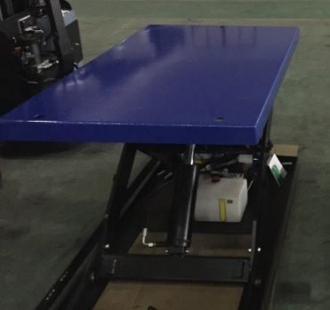 Elektrische schaartafel 130 x 80 cm 3000 kg 22-104 cm 380V