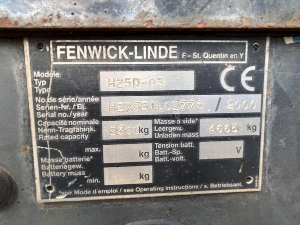 Fenwick HD25D-03 HD25D-03
