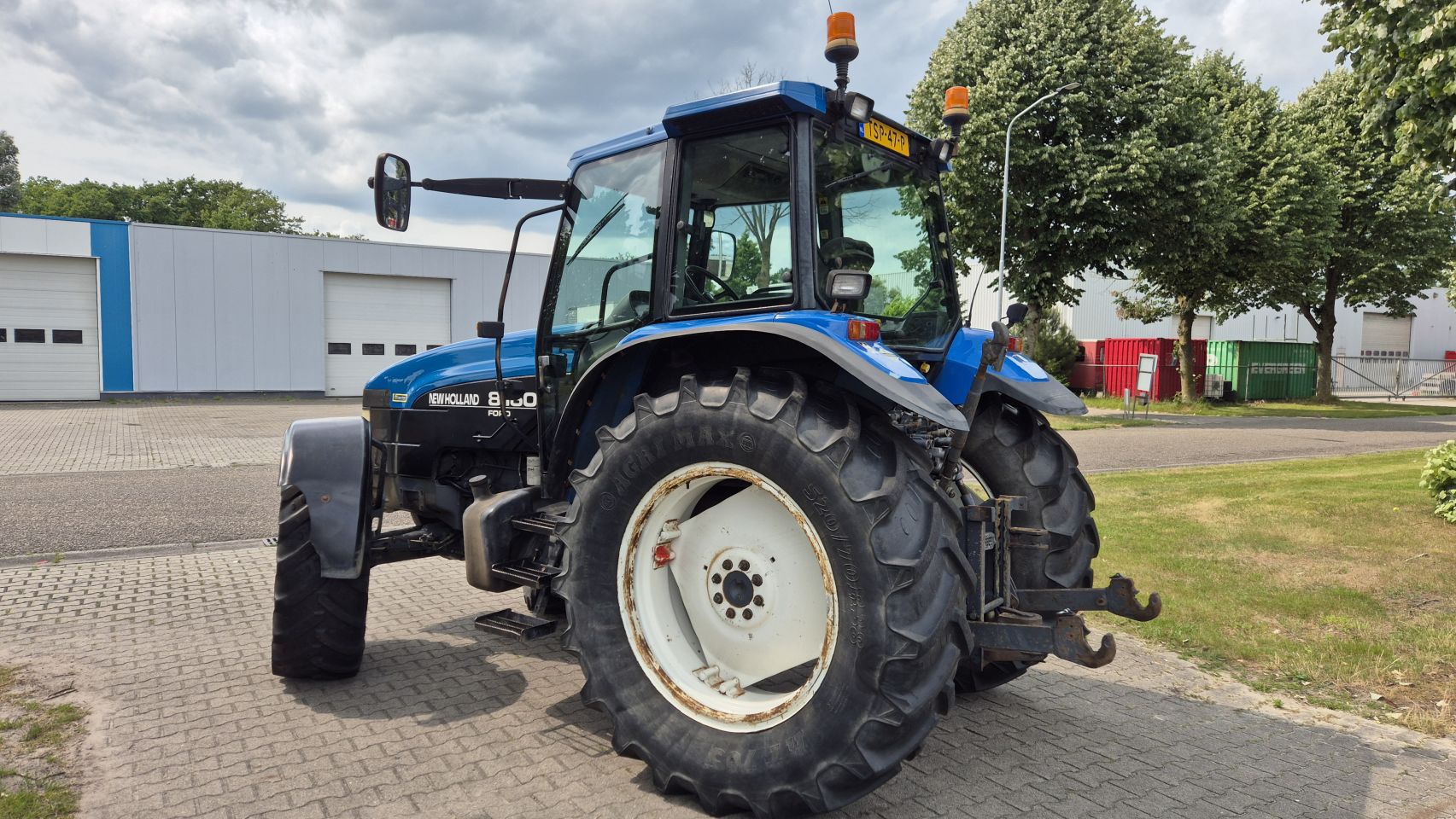 New Holland 8160 RC met Airco en Kruip