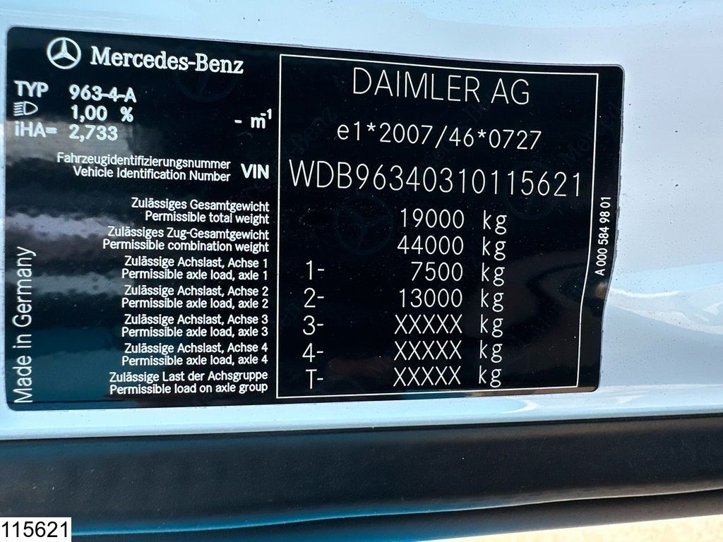 Mercedes Actros 1843 EURO 6