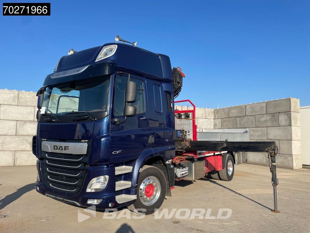 DAF CF 530 4X2 HMF 1820-RC Kran Crane Retarder Space cab Euro 6