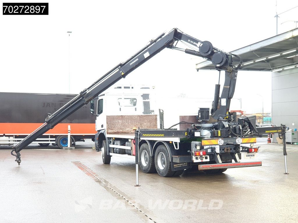 Mercedes Arocs 2636 6X4 Hiab 144 E-3 Hipro Kran Crane Remote Full Steel Euro 6