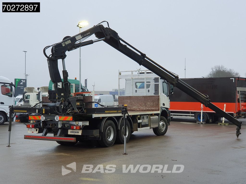 Mercedes Arocs 2636 6X4 Hiab 144 E-3 Hipro Kran Crane Remote Full Steel Euro 6