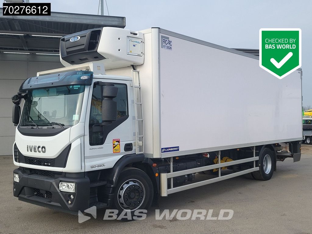 Iveco Eurocargo 190EL280 4X2 ATP Valid - 19tonner Carrier 1150 MT cooler Ladebordwand FRC Euro 6