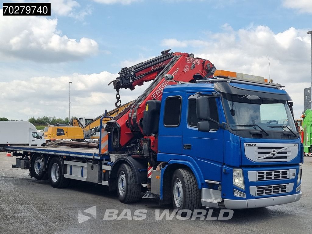 Volvo FM 450 8X2 FASSI 100 Ton/Meter Crane Kran 7 + 6 Jib Lift+steering Axle Euro 5