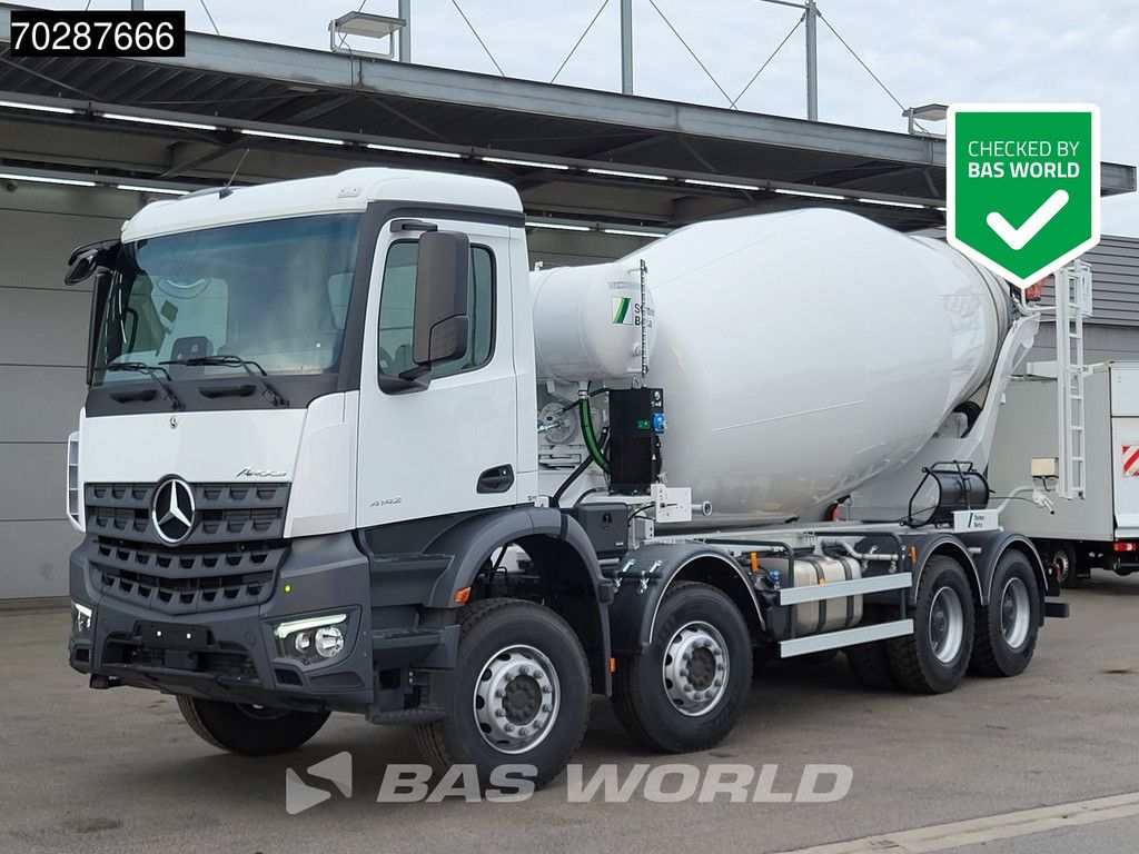 Mercedes Arocs 4142 8X4 NEW! 12m3 Stetter 12FHCBL Mixer Steelsuspension Big-Axle