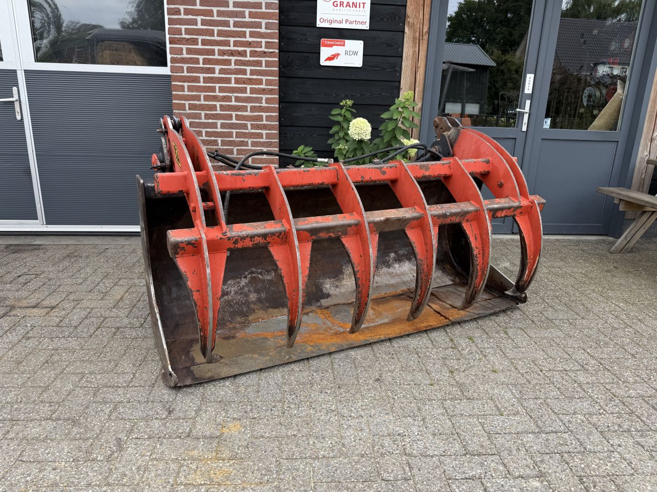 Hekamp knijperbak met JCB snelwissel