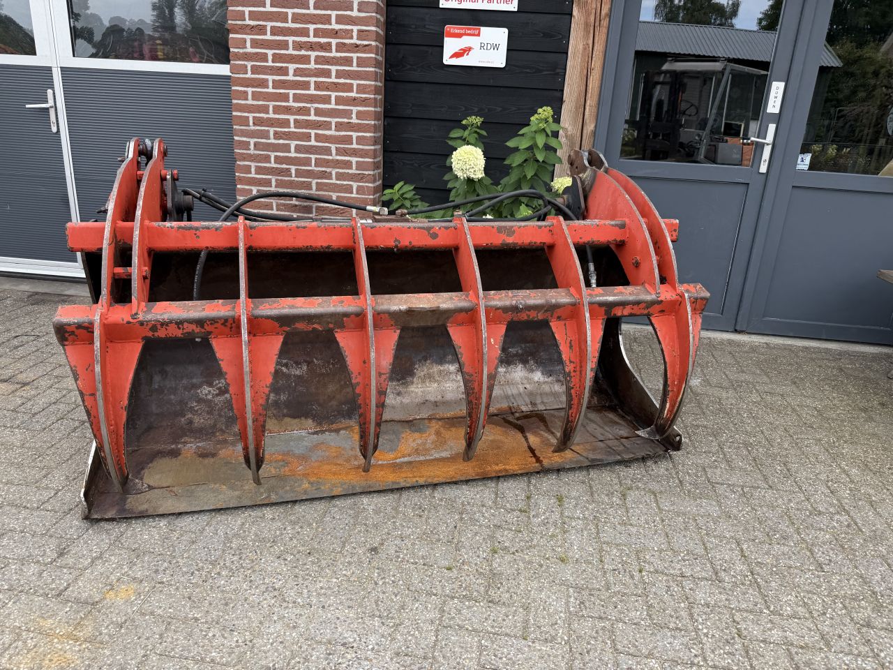 Hekamp knijperbak met JCB snelwissel