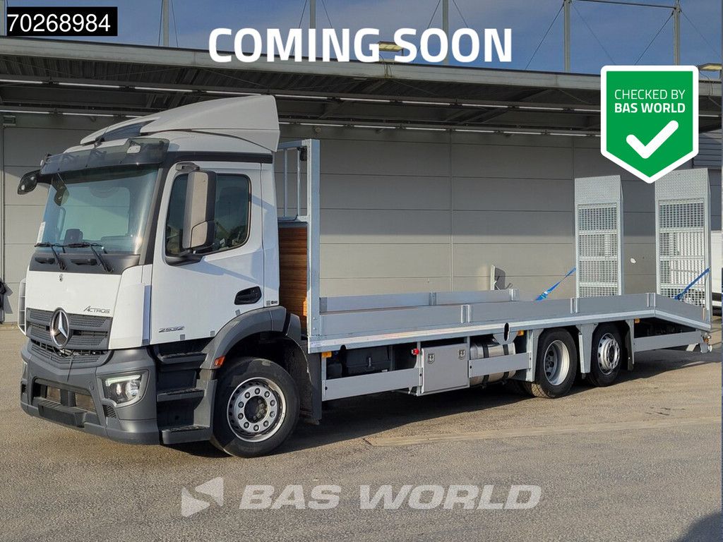 Mercedes Actros 2532 6X2 NEW! Machine tansporter Oprijwagen Lenkachse Navi Euro 6