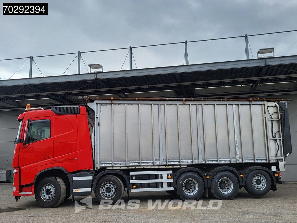 Volvo FH 460 10X4 40m3 Aluminium Pusher tarpaulin Lift+steering Axle VEB+ Euro 6