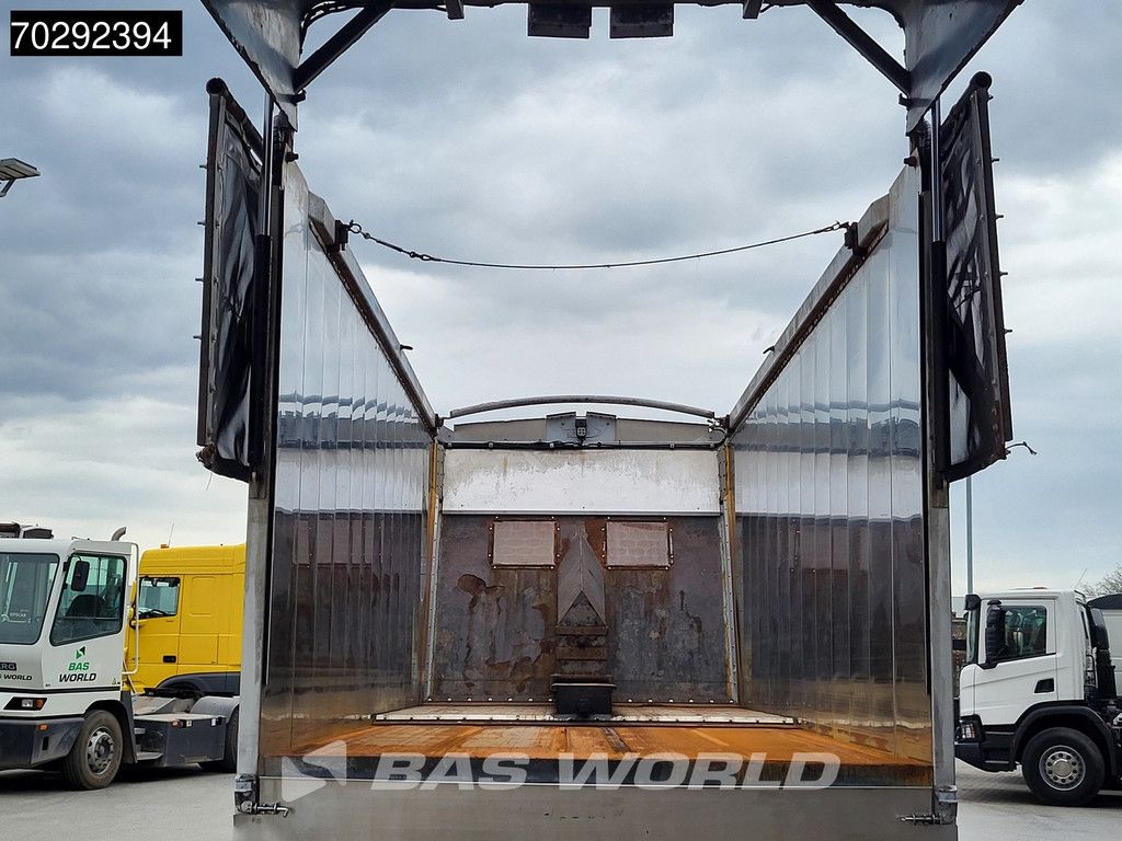 Volvo FH 460 10X4 40m3 Aluminium Pusher tarpaulin Lift+steering Axle VEB+ Euro 6