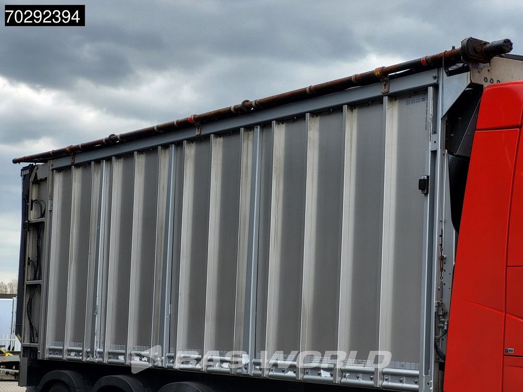 Volvo FH 460 10X4 40m3 Aluminium Pusher tarpaulin Lift+steering Axle VEB+ Euro 6