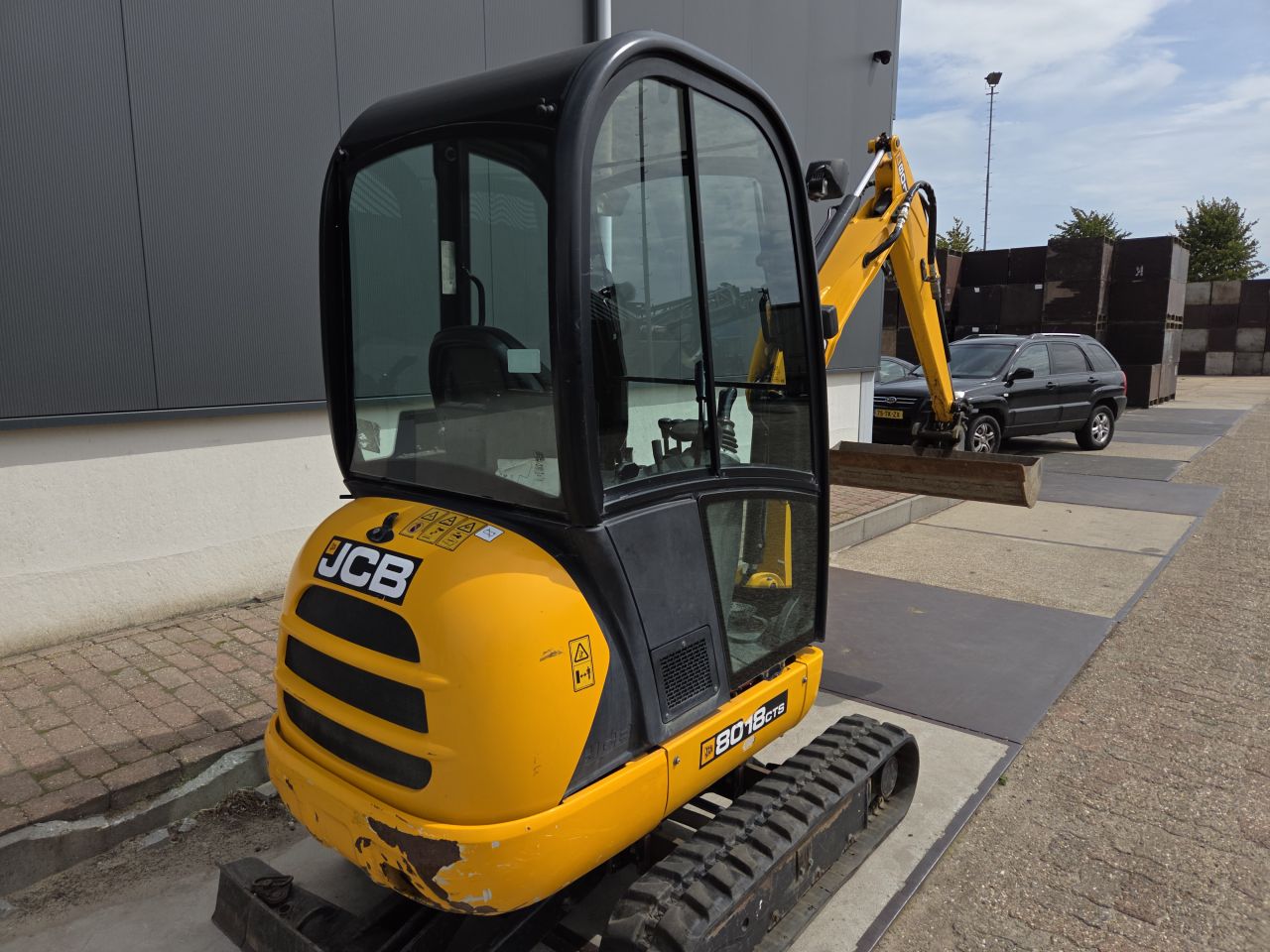 JCB 8018 minigraver