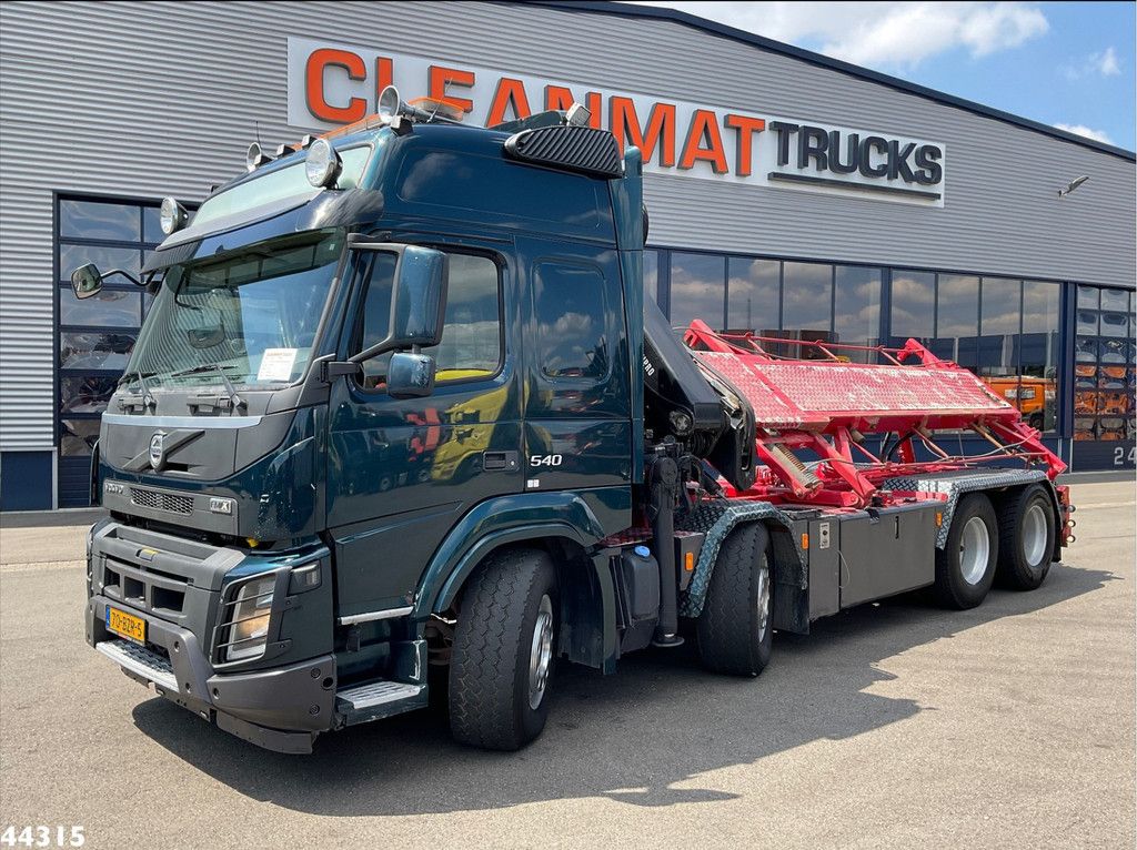 Volvo FMX 540 8x4 Euro 6 Hiab 28 Tonmeter laadkraan