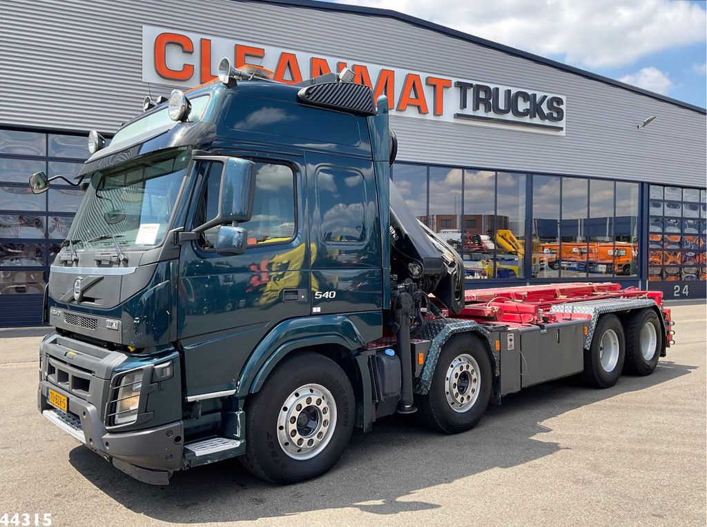 Volvo FMX 540 8x4 Euro 6 Hiab 28 Tonmeter laadkraan