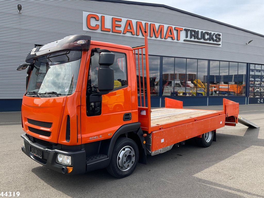 Iveco Eurocargo 80EL16 Euro 6 Autotransporter met oprijrampen Just 133.305 km!