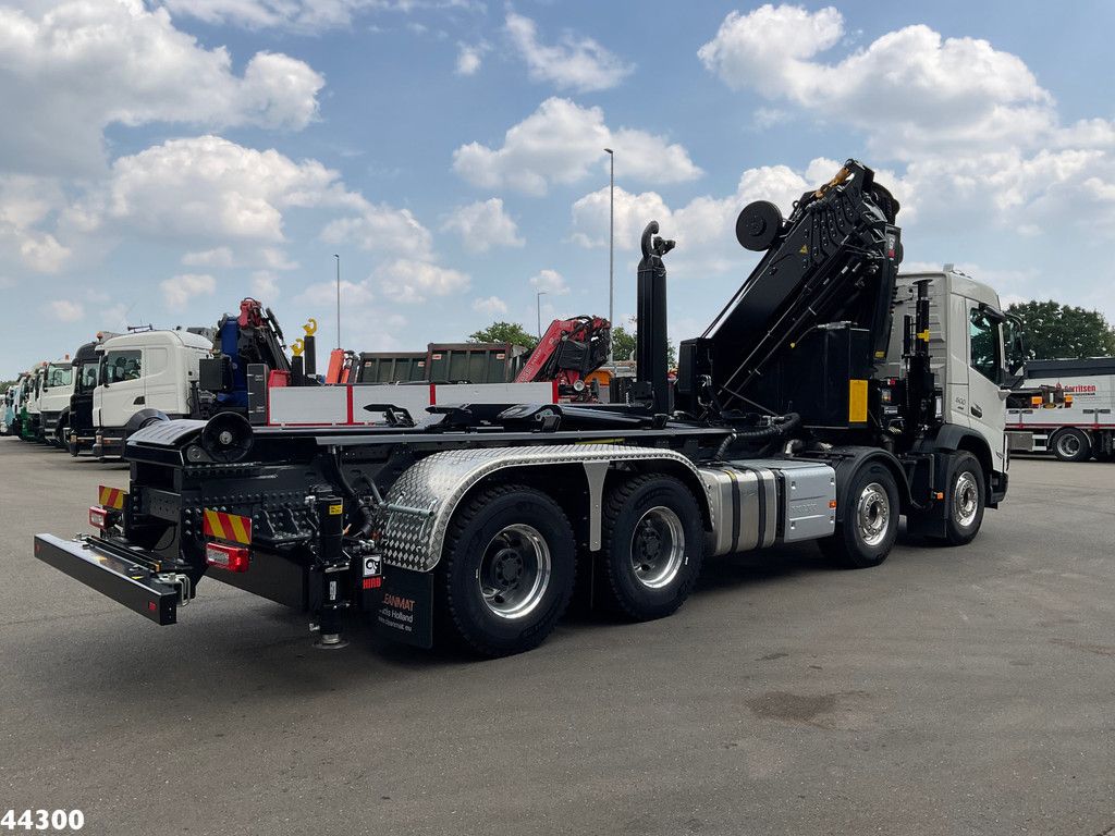 Volvo FMX 500 8x4 Euro 6 Hiab 65 Tonmeter laadkraan + Multilift 25 Ton haakarmsysteem NEW AND UNUSED!