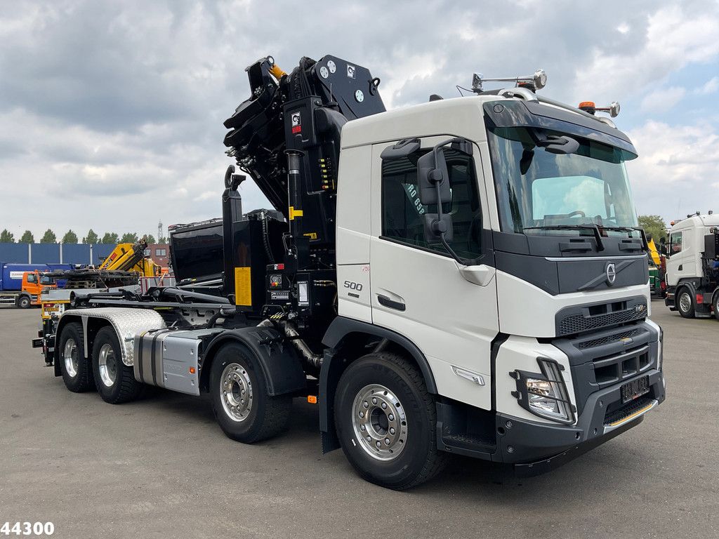Volvo FMX 500 8x4 Euro 6 Hiab 65 Tonmeter laadkraan + Multilift 25 Ton haakarmsysteem NEW AND UNUSED!