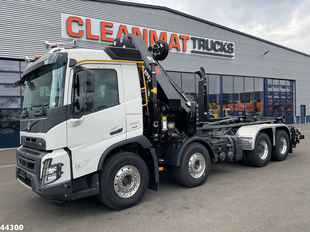Volvo FMX 500 8x4 Euro 6 Hiab 65 Tonmeter laadkraan + Multilift 25 Ton haakarmsysteem NEW AND UNUSED!