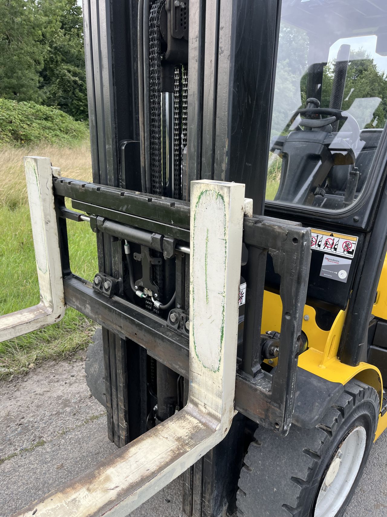 Yale GDP35VX diesel heftruck triplo sideshift