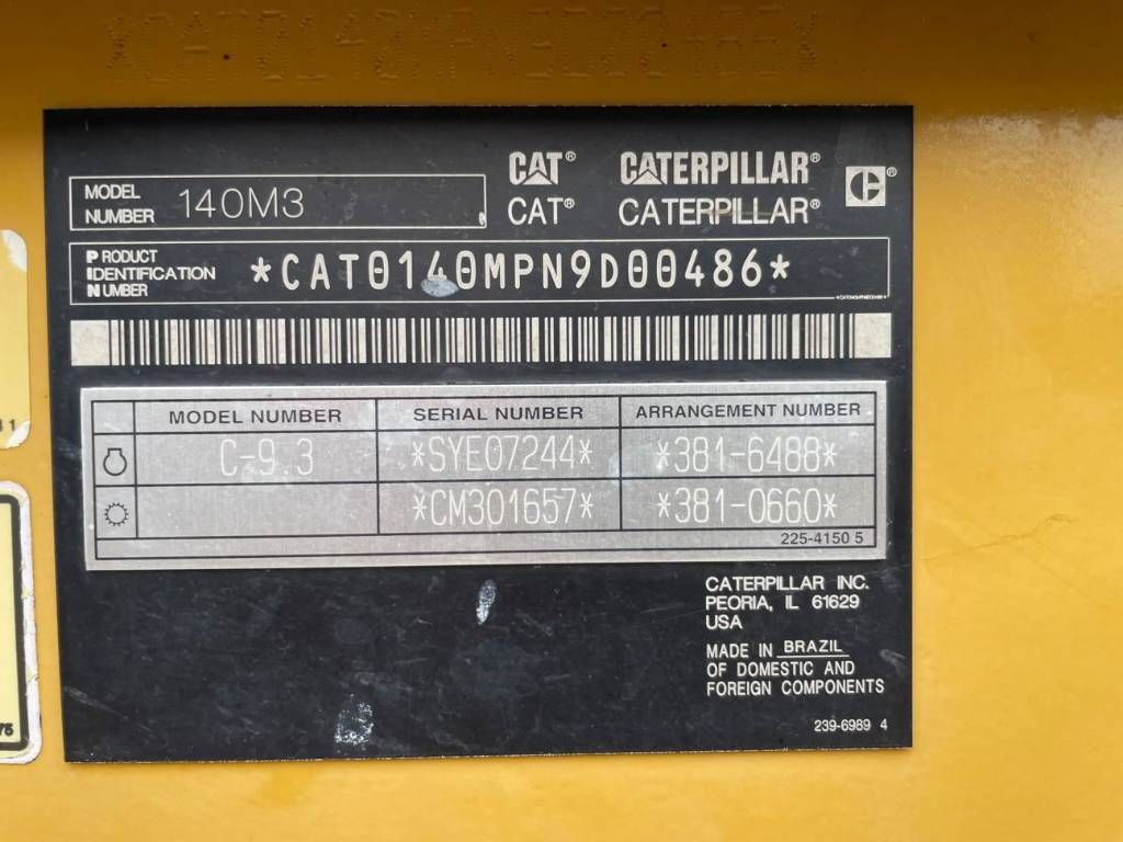 CAT 140M3