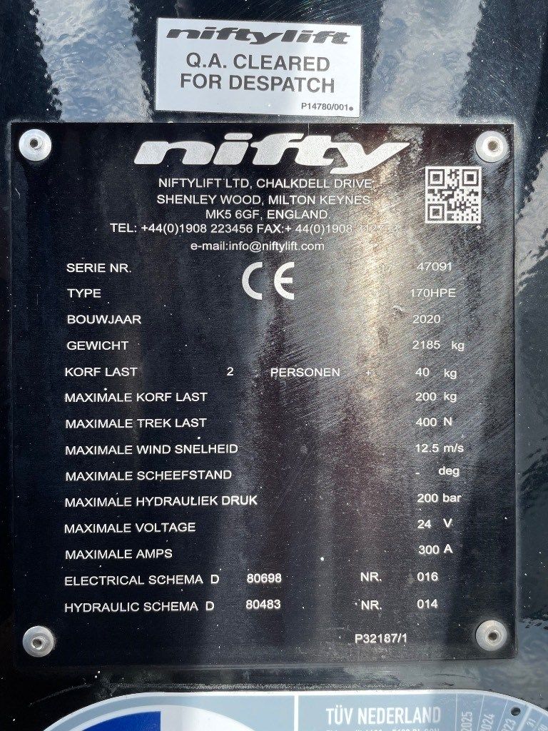 Niftylift 170 H P E