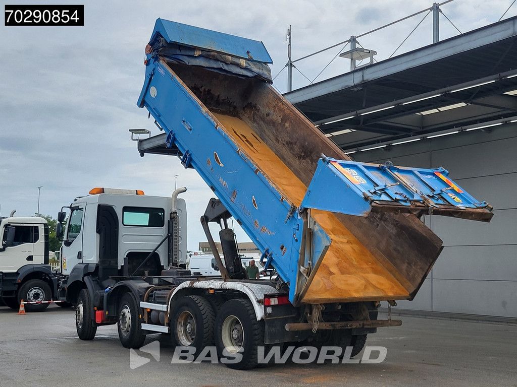 Renault Kerax 430 8X4 15m3 Forez Bennes Tipper 3-sides Steelsuspension Big-Axle Automatic Euro 5