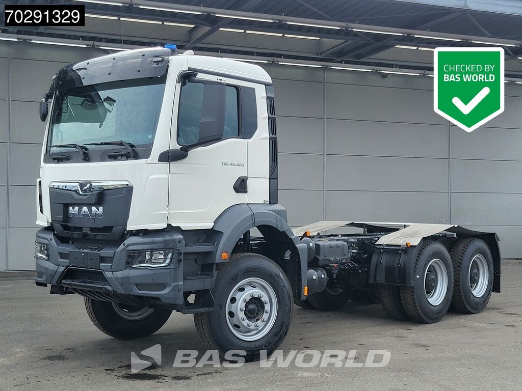 MAN TGS 40.400 6X4 NEW 6x4 chassis PTO Preparation Steelsuspension Big-Axle Automatic Euro 2