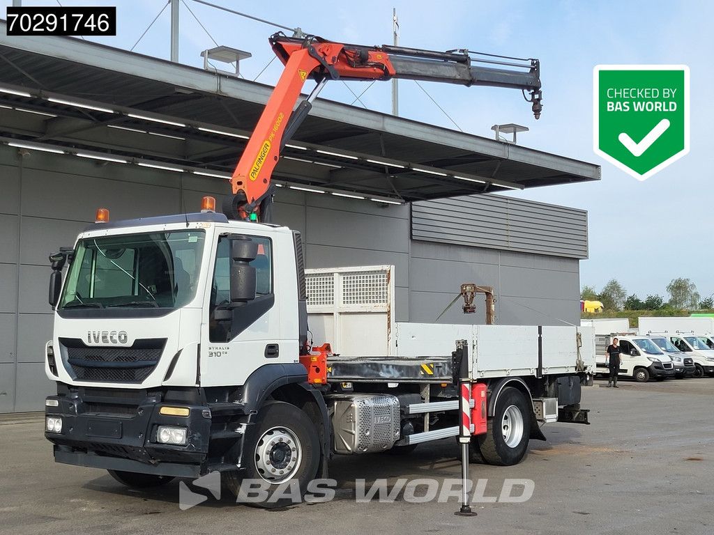 Iveco Stralis 310 4X2 Palfinger PK16002 Crane 5th+6th function Rotator Steelsuspension