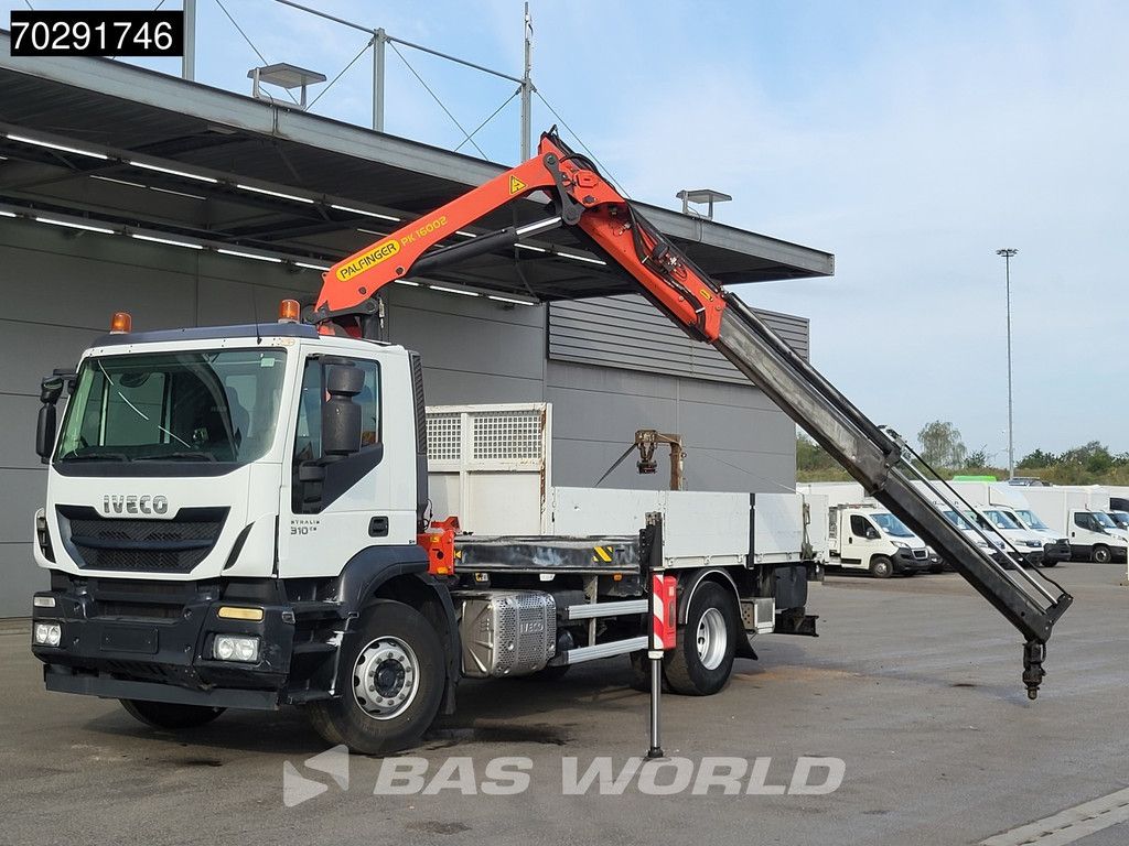 Iveco Stralis 310 4X2 Palfinger PK16002 Crane 5th+6th function Rotator Steelsuspension