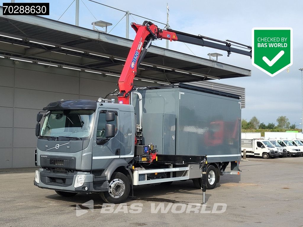 Volvo FL 250 4X2 Mobile workshop HMF 1320K-RCS Crane manbasket 2000kg Ladebordwand