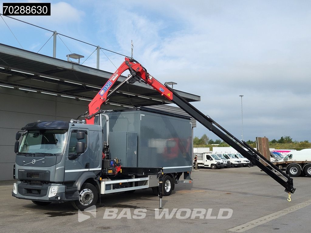 Volvo FL 250 4X2 Mobile workshop HMF 1320K-RCS Crane manbasket 2000kg Ladebordwand