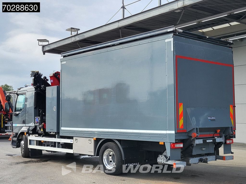 Volvo FL 250 4X2 Mobile workshop HMF 1320K-RCS Crane manbasket 2000kg Ladebordwand