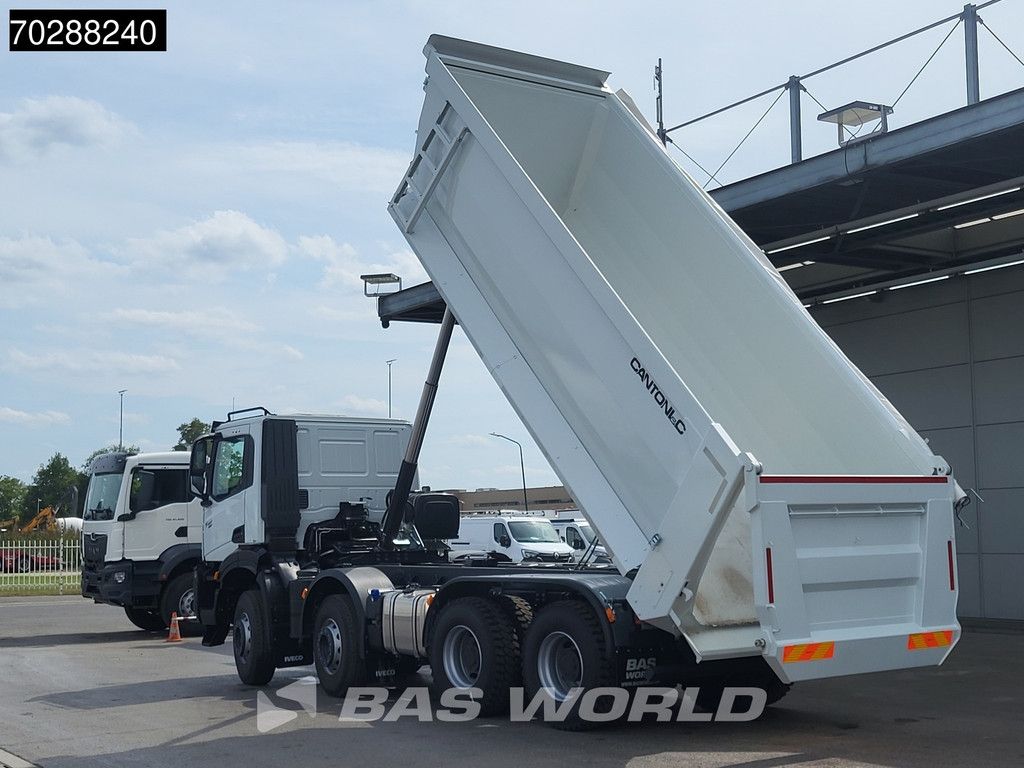 Iveco T-WAY 450 8X4 New! 20m3 Cantoni Tipper Steelsuspension Big-Axle Automatic Euro 6