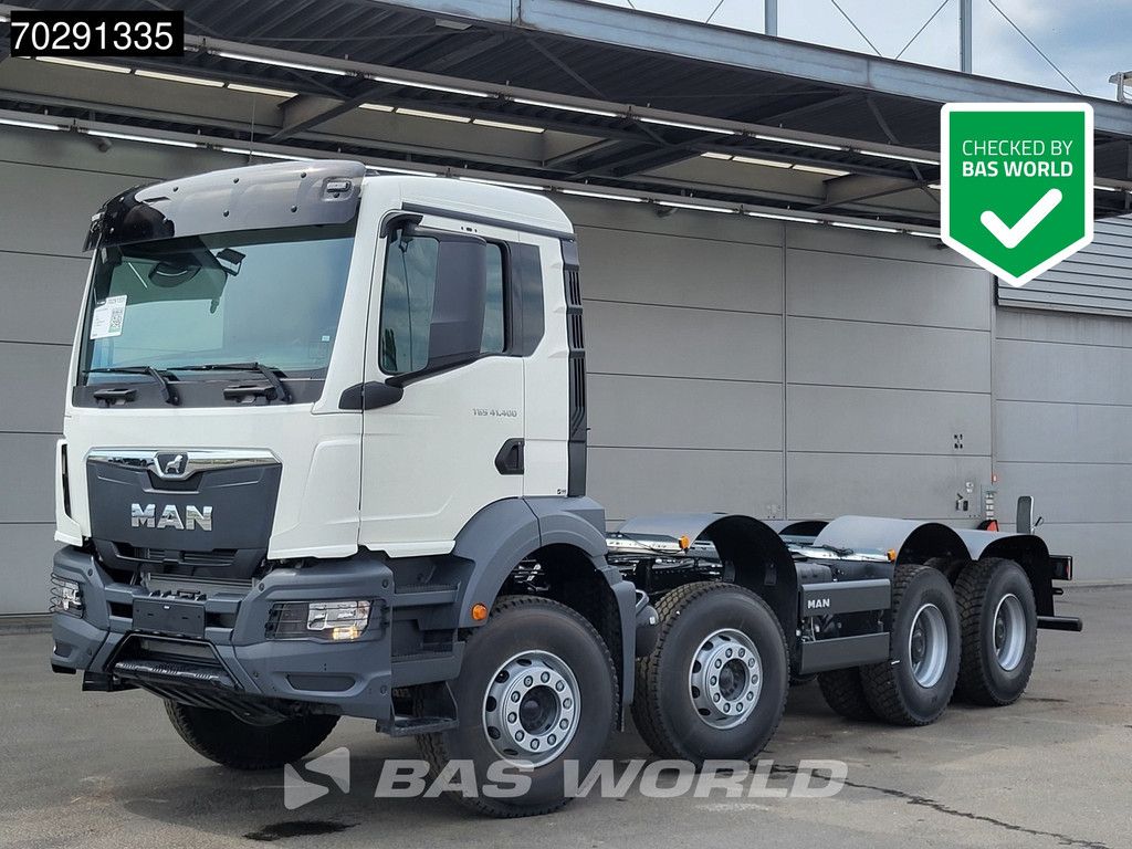 MAN TGS 41.400 8X4 New 8x4 chassis Engine PTO Steelsuspension Big-Axle Manual Euro 2
