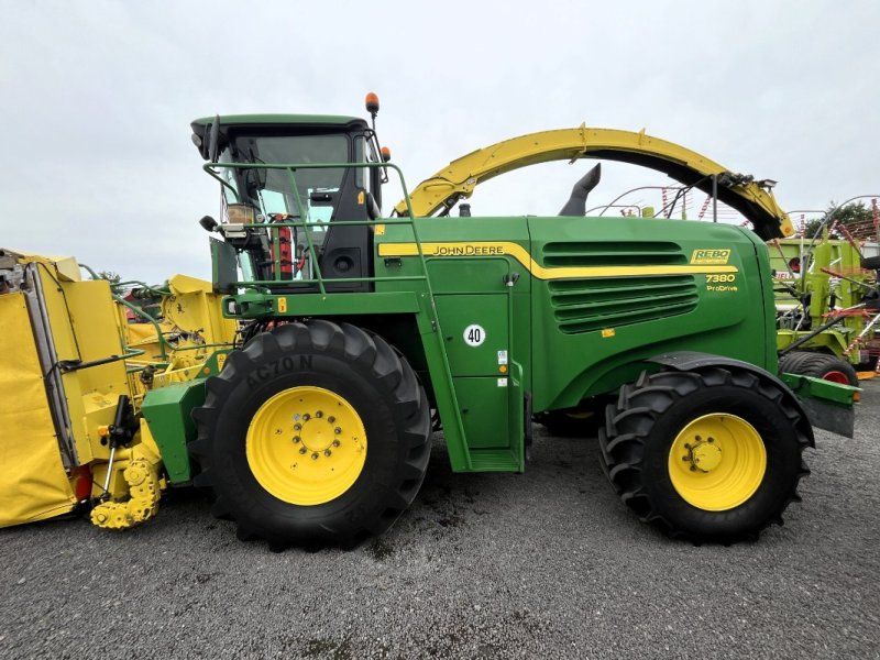 John Deere 7280 ProDrive, Allrad, 40 km/h mit Kemper 360 + 630C PICKUP