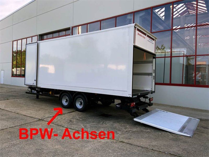 Möslein TK0105D-L Weiß Tandem Koffer, Ladebordwand 1,5 t