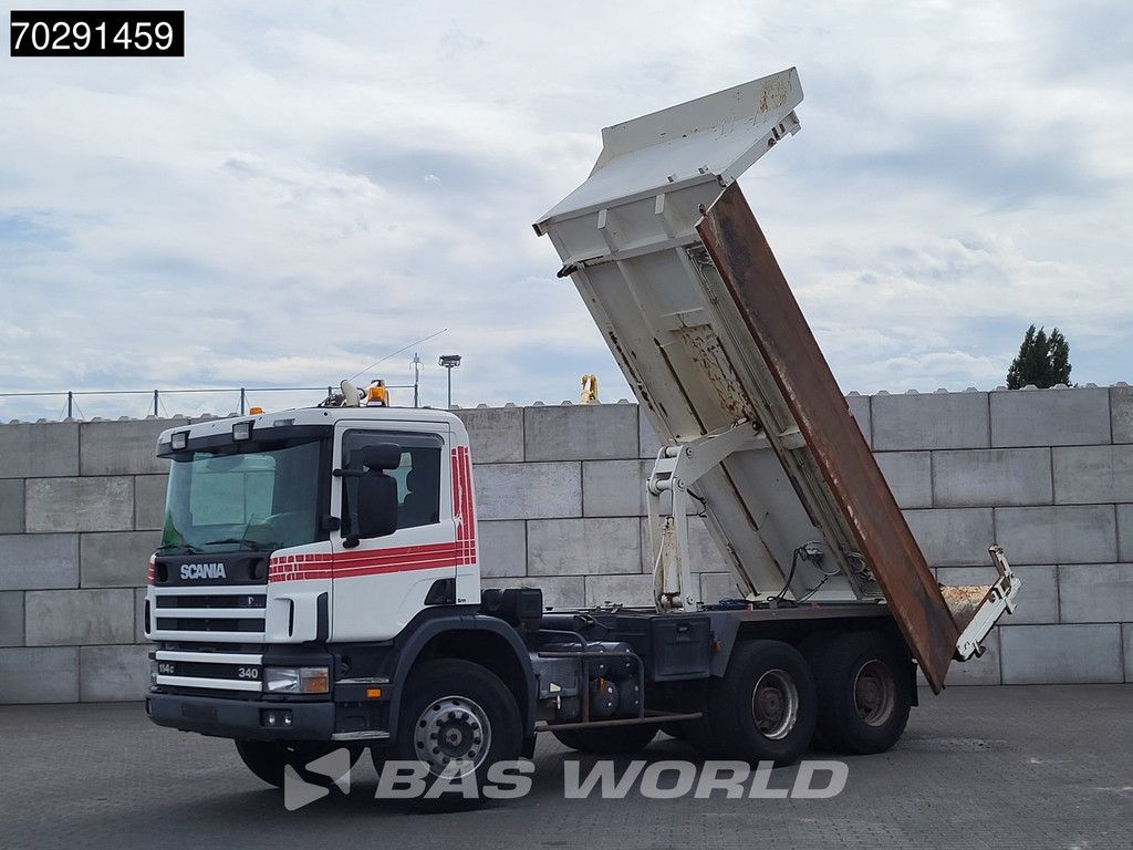 Scania P340 6X4 11m3 Bennes-Jocquin Tipper Big-Axle Steelsuspension Manual Euro 3