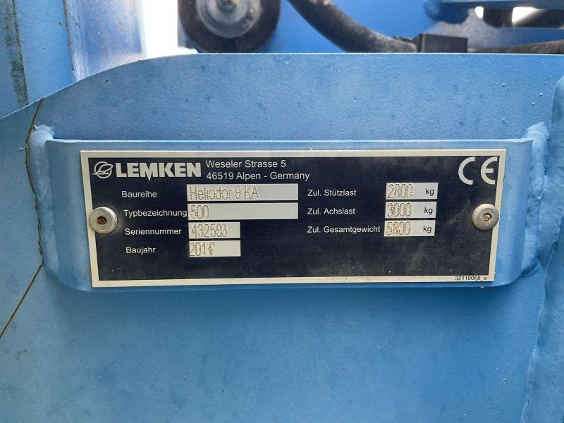 Lemken Heliodor 9/500 KA